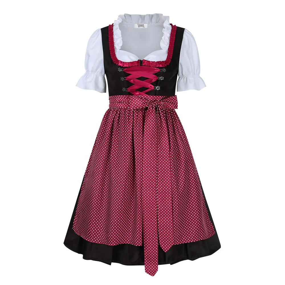 Buy Traditional Dirndl Dress Bavarian and Oktoberfest Dresses Online Front
