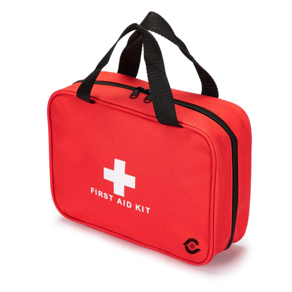 Compact Textile First Aid Bags Convenient for Home, Car, and Field Use
