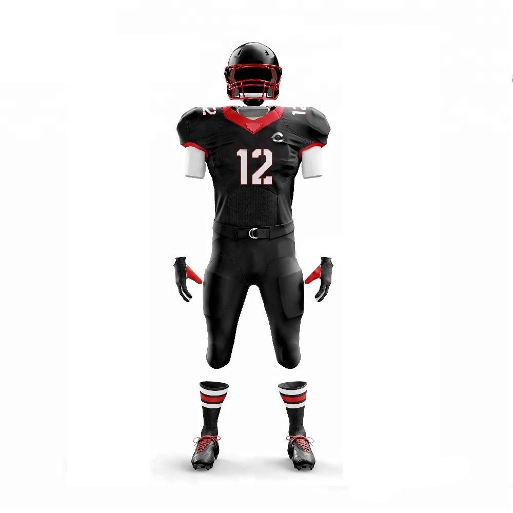 Comfortable American Football Uniforms with Advanced Impact Protection