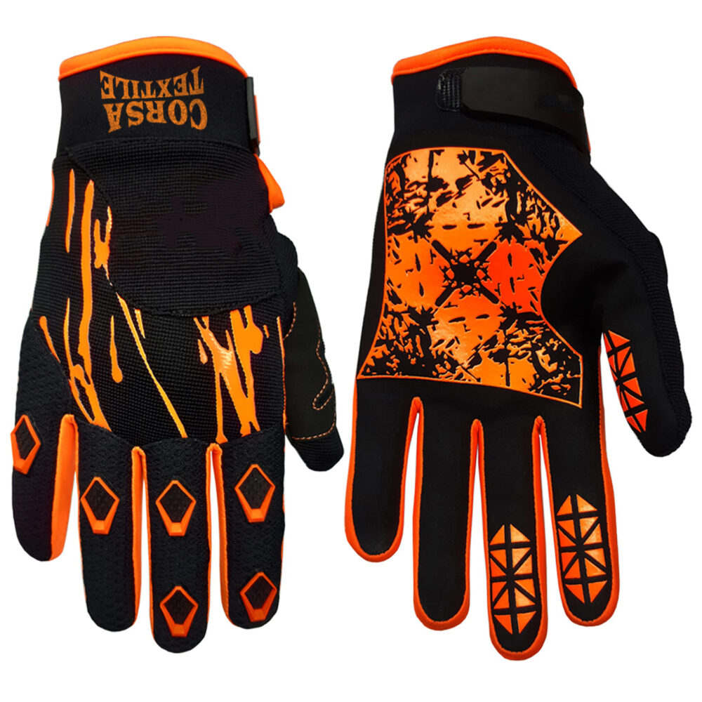 Reinforced Textile Motocross Gloves Designed for Maximum Protection