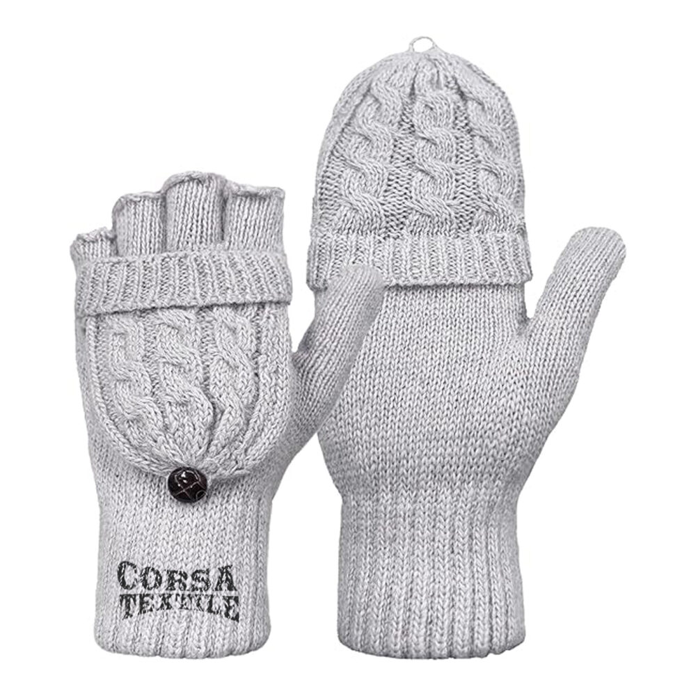 Classic Textile Mittens Durable Design for Daily Outdoor Use