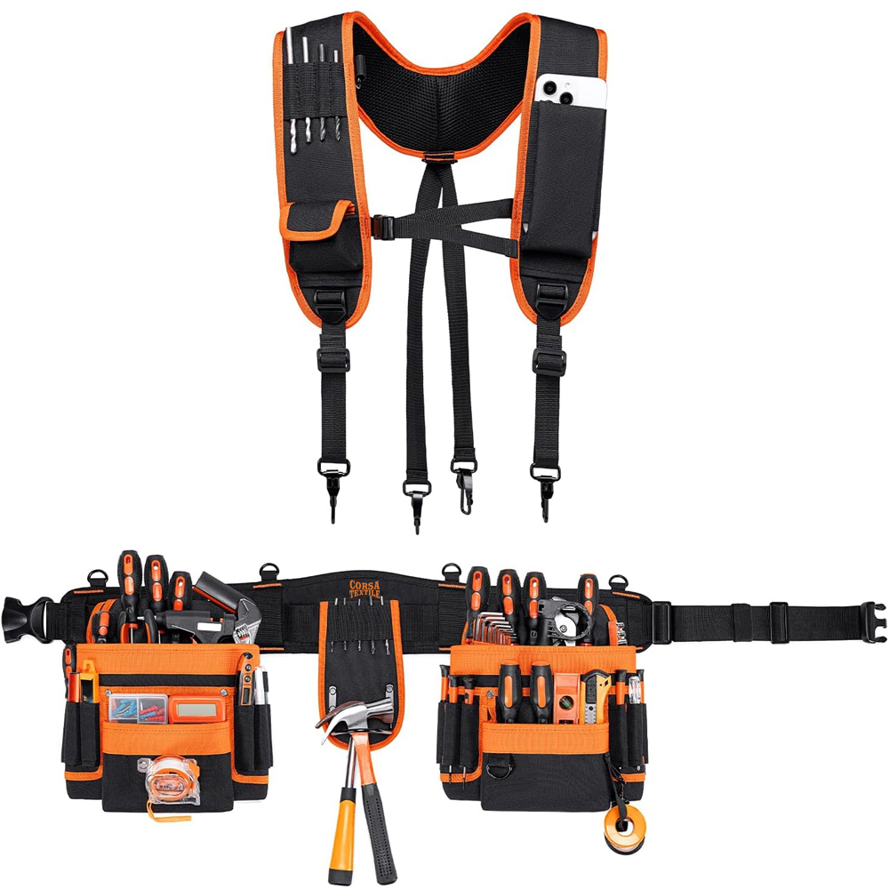 Durable Tool Belts Made from Heavy Duty, Tear Resistant, and Weatherproof Materials