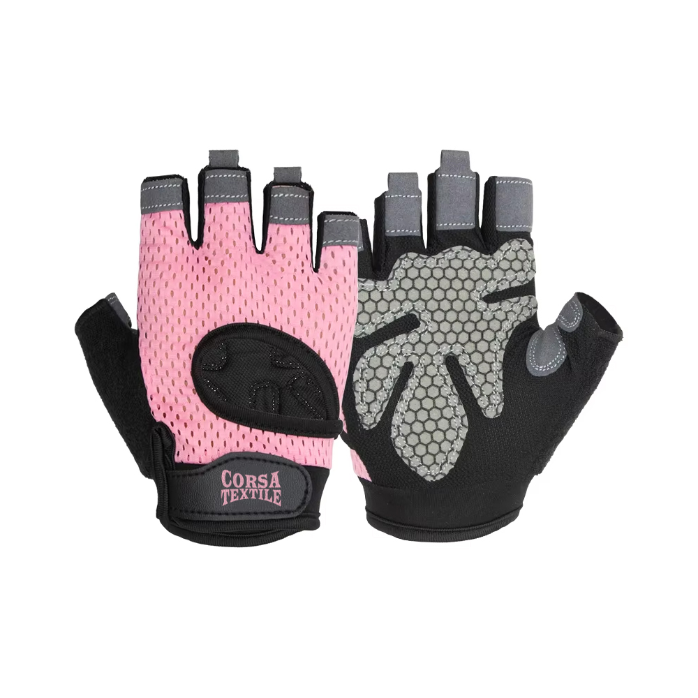 Premium Textile Gym Gloves Comfortable Grip for Weightlifting and Training