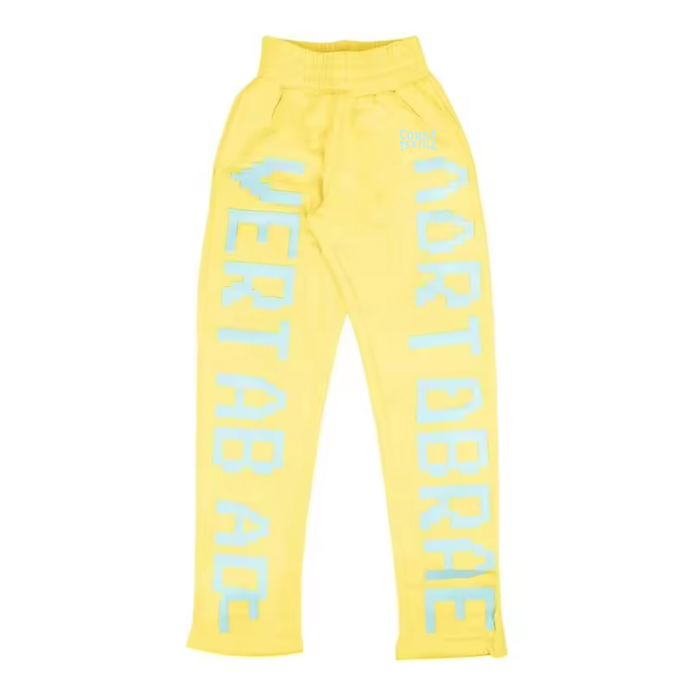 Mens Pants Vertabrae Sweatpants 3D Letter Sports Casual