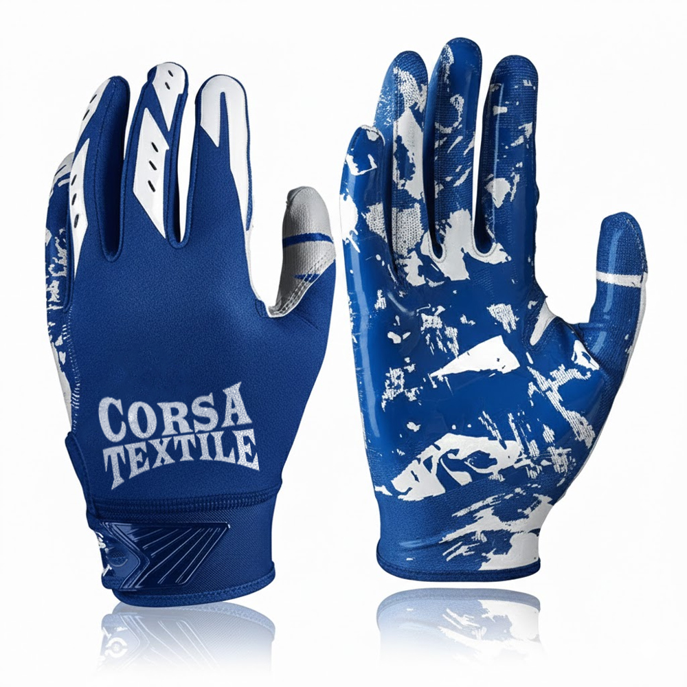 Tackified Palm American Football Glove for All‑Weather Performance