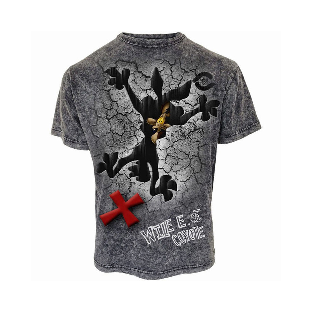 Customizable Vintage Acid Washed T-Shirt for Men High Quality 100% Cotton Casual Short Sleeve