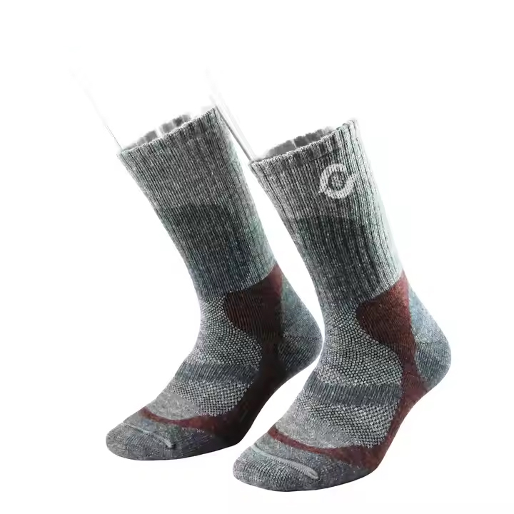 Wool Men's Pro Outdoor Crew Socks Manufacturer OEM & ODM Supplier