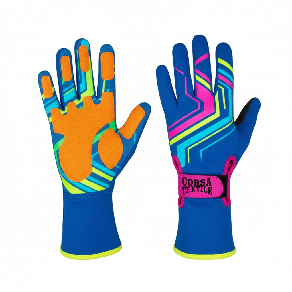 Fire-Resistant Racing Glove for Professional Motorsport Use