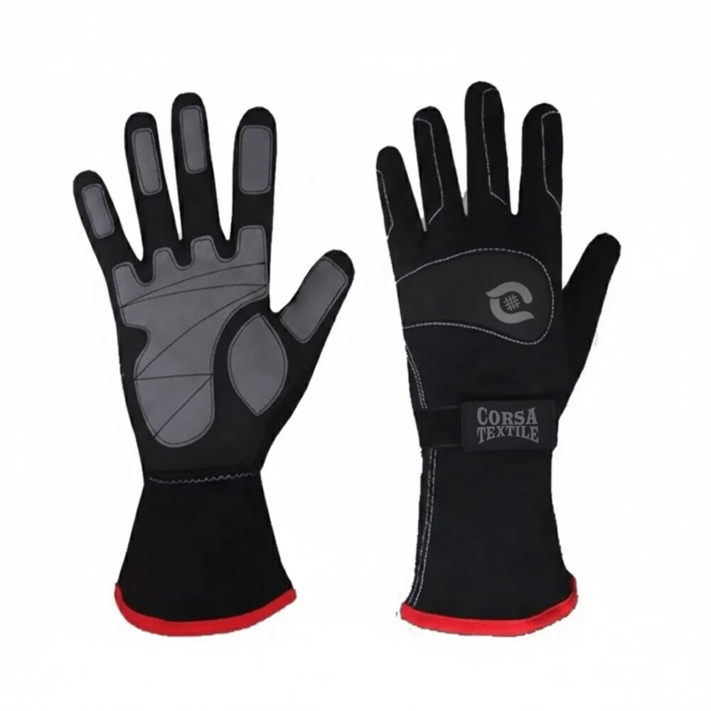Grip-Enhanced Racing Glove for Precise Steering & Handling