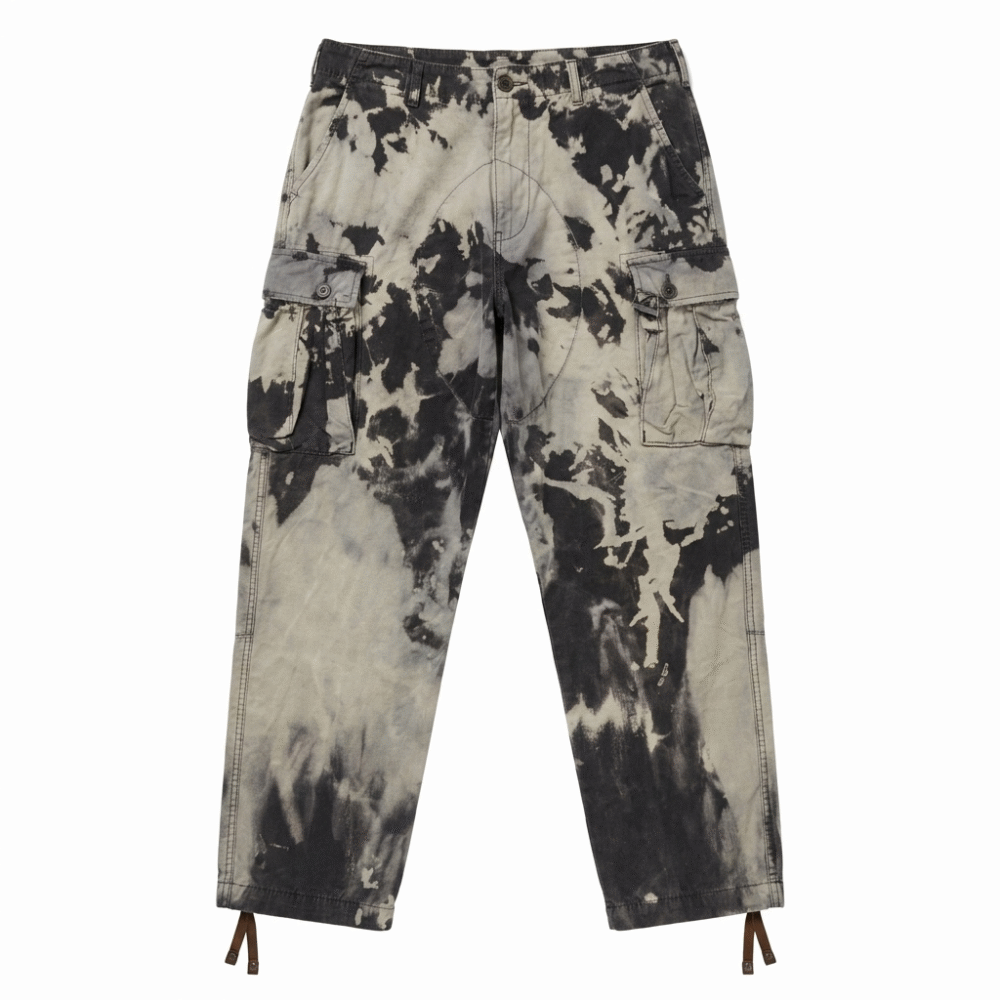 Combat Trousers Pants Mens Large Reg Camo Acid Wash 8415-01